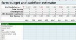 farm cash flow estimator